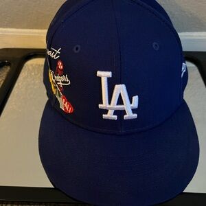 Blue LA West Coast Dodgers Cap